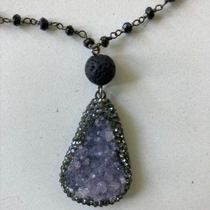 Sparkly Purple Pendant